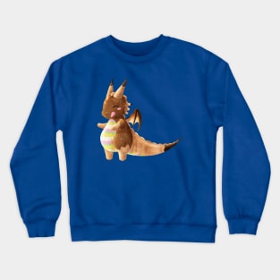 Kawaii Ice Cream Dragon - Without Background Crewneck Sweatshirt